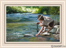 Load image into Gallery viewer, Faith To Prepare Open Edition Canvas / 20 X 30 White Frame Art
