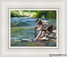 Load image into Gallery viewer, Faith To Prepare Open Edition Canvas / 8 X 10 White Frame Art
