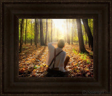 Load image into Gallery viewer, First Vision Joseph Smith Open Edition Print / 14 X 11 Frame T 20 3/4 17 Art
