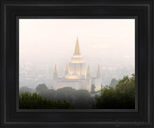 Load image into Gallery viewer, Foggy Oakland Open Edition Canvas / 11 X 14 Black Frame Art
