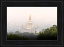 Load image into Gallery viewer, Foggy Oakland Open Edition Canvas / 14 X 21 Black Frame Art
