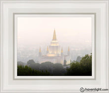 Load image into Gallery viewer, Foggy Oakland Open Edition Canvas / 8 X 10 White Frame Art
