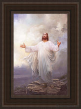 Load image into Gallery viewer, For This Purpose I Have Come Open Edition Canvas / 12 X 18 Brown Frame Art
