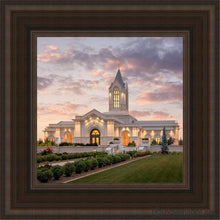 Load image into Gallery viewer, Fort Collins Afterglow Open Edition Canvas / 12 X Brown Frame Art
