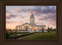Load image into Gallery viewer, Fort Collins Afterglow Open Edition Canvas / 20 X 30 Brown Frame Art
