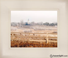 Load image into Gallery viewer, Fort Collins All Is Safely Gathered In Open Edition Print / 10 X 8 Frame L 12 1/4 14 Art
