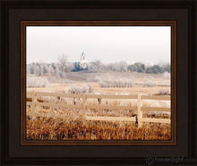 Load image into Gallery viewer, Fort Collins All Is Safely Gathered In Open Edition Print / 14 X 11 Frame N 15 3/4 18 Art
