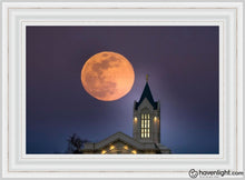 Load image into Gallery viewer, Fort Collins Night Flight Open Edition Canvas / 30 X 20 Frame V 27 3/4 37 Art
