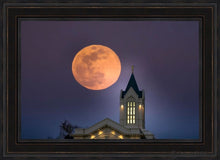 Load image into Gallery viewer, Fort Collins Night Flight Open Edition Canvas / 36 X 24 Frame L 32 1/4 44 Art
