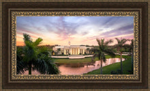 Load image into Gallery viewer, Fort Lauderdale Aerial Morning Open Edition Canvas / 36 X 18 Frame M 27 3/4 45 Art
