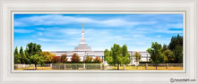 Load image into Gallery viewer, Fresno Day Panorama Open Edition Canvas / 12 X 36 White Frame Art
