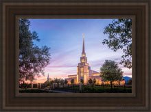 Load image into Gallery viewer, Gila Valley Blue Hour Open Edition Canvas / 12 X 18 Brown Frame Art
