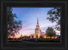 Load image into Gallery viewer, Gila Valley Blue Hour Open Edition Canvas / 14 X 21 Black Frame Art
