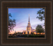 Load image into Gallery viewer, Gila Valley Blue Hour Open Edition Canvas / 8 X 10 Brown Frame Art
