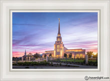 Load image into Gallery viewer, Gila Valley Sunset Open Edition Canvas / 14 X 21 White Frame Art
