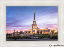 Load image into Gallery viewer, Gila Valley Sunset Open Edition Canvas / 24 X 36 White Frame Art
