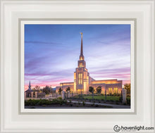 Load image into Gallery viewer, Gila Valley Sunset Open Edition Canvas / 8 X 10 White Frame Art
