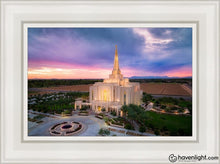 Load image into Gallery viewer, Gilbert Desert Sky Lights Of Hope Open Edition Canvas / 12 X 18 White Frame Art
