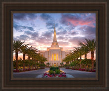 Load image into Gallery viewer, Gilbert Garden Oasis Open Edition Canvas / 11 X 14 Brown Frame Art

