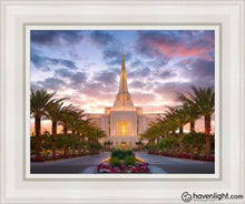 Load image into Gallery viewer, Gilbert Garden Oasis Open Edition Canvas / 11 X 14 White Frame Art
