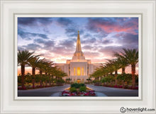 Load image into Gallery viewer, Gilbert Garden Oasis Open Edition Canvas / 14 X 21 White Frame Art
