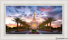 Load image into Gallery viewer, Gilbert Garden Oasis Open Edition Canvas / 15 X 30 White Frame Art
