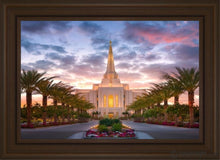 Load image into Gallery viewer, Gilbert Garden Oasis Open Edition Canvas / 20 X 30 Brown Frame Art
