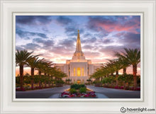 Load image into Gallery viewer, Gilbert Garden Oasis Open Edition Canvas / 24 X 36 White Frame Art
