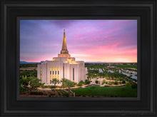 Load image into Gallery viewer, Gilbert Pink Sunrise Open Edition Canvas / 12 X 18 Black Frame Art
