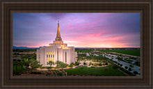 Load image into Gallery viewer, Gilbert Pink Sunrise Open Edition Canvas / 15 X 30 Brown Frame Art

