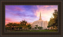 Load image into Gallery viewer, Gilbert Sunset Panorama Open Edition Canvas / 15 X 30 Brown Frame Art
