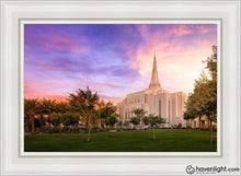 Load image into Gallery viewer, Gilbert Sunset Panorama Open Edition Canvas / 24 X 36 White Frame Art
