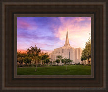 Load image into Gallery viewer, Gilbert Sunset Panorama Open Edition Canvas / 8 X 10 Brown Frame Art
