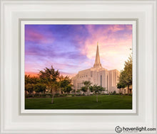 Load image into Gallery viewer, Gilbert Sunset Panorama Open Edition Canvas / 8 X 10 White Frame Art
