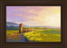 Load image into Gallery viewer, Going Home Open Edition Canvas / 20 X 30 Brown Frame Art
