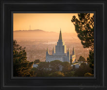 Load image into Gallery viewer, Golden Oakland Open Edition Canvas / 11 X 14 Black Frame Art
