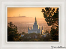 Load image into Gallery viewer, Golden Oakland Open Edition Canvas / 14 X 21 White Frame Art
