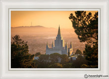 Load image into Gallery viewer, Golden Oakland Open Edition Canvas / 24 X 36 White Frame Art
