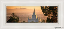 Load image into Gallery viewer, Golden Oakland Open Edition Canvas / 6 X 18 White Frame Art
