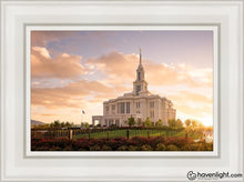 Load image into Gallery viewer, Golden Payson Panorama Open Edition Canvas / 12 X 18 White Frame Art
