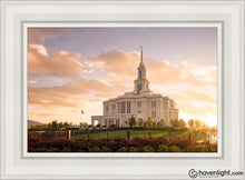 Load image into Gallery viewer, Golden Payson Panorama Open Edition Canvas / 14 X 21 White Frame Art
