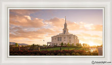 Load image into Gallery viewer, Golden Payson Panorama Open Edition Canvas / 15 X 30 White Frame Art
