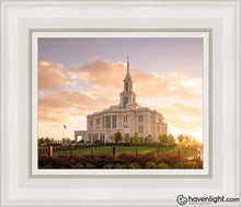 Load image into Gallery viewer, Golden Payson Panorama Open Edition Canvas / 8 X 10 White Frame Art
