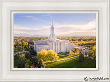 Load image into Gallery viewer, Golden Timpanogos Open Edition Canvas / 12 X 18 White Frame Art
