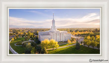Load image into Gallery viewer, Golden Timpanogos Open Edition Canvas / 15 X 30 White Frame Art
