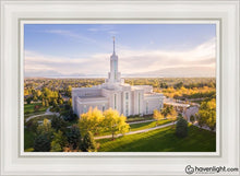 Load image into Gallery viewer, Golden Timpanogos Open Edition Canvas / 24 X 36 White Frame Art
