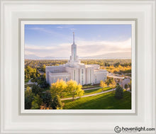 Load image into Gallery viewer, Golden Timpanogos Open Edition Canvas / 8 X 10 White Frame Art
