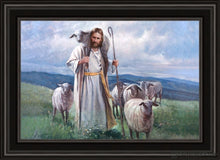 Load image into Gallery viewer, Good Shepherd Open Edition Canvas / 20 X 30 Black Frame Art
