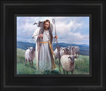 Load image into Gallery viewer, Good Shepherd Open Edition Canvas / 8 X 10 Black Frame Art

