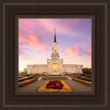 Load image into Gallery viewer, Hartford Connecticut House Of Hope Open Edition Canvas / 12 X Brown Frame Art
